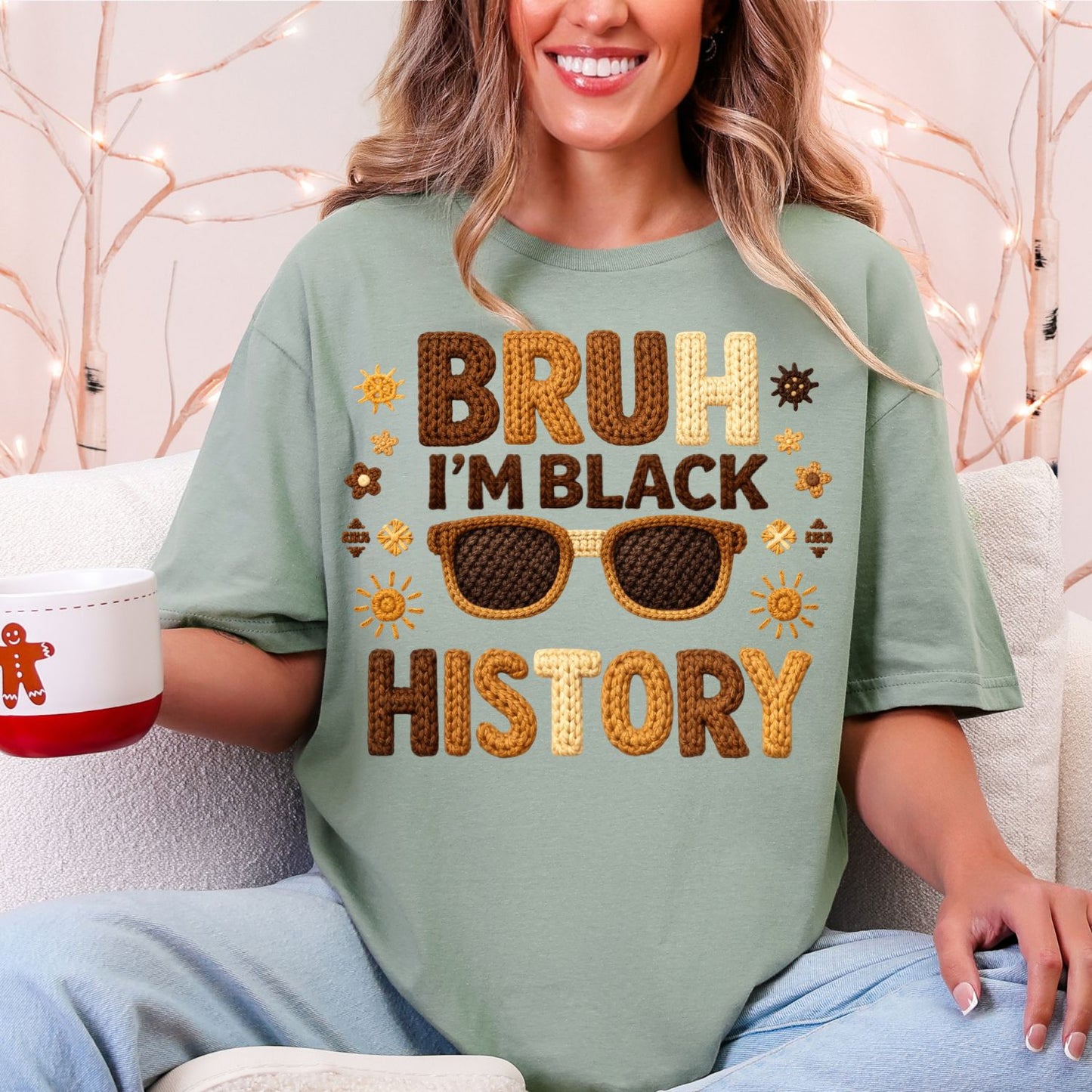 Black History Yarn Premade Gangsheet 10 Transfers