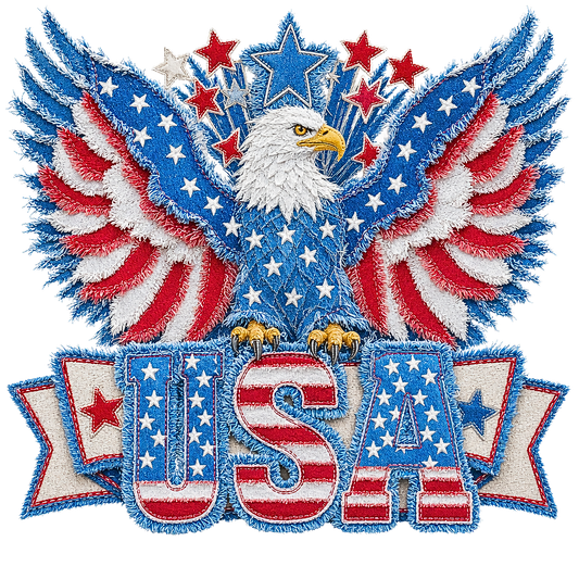 USA Eagle Patchwork
