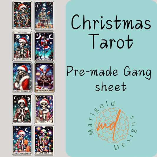 Christmas Tarot Gang Sheet