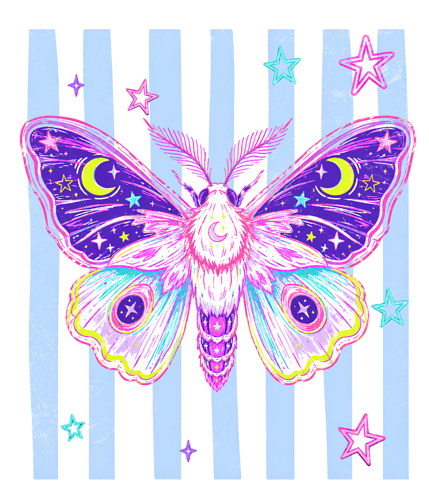 Butterfly with Stripes