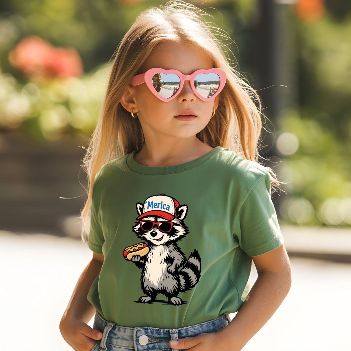 4th of July Animals Youth Premade Gangsheet 15 Transfers
