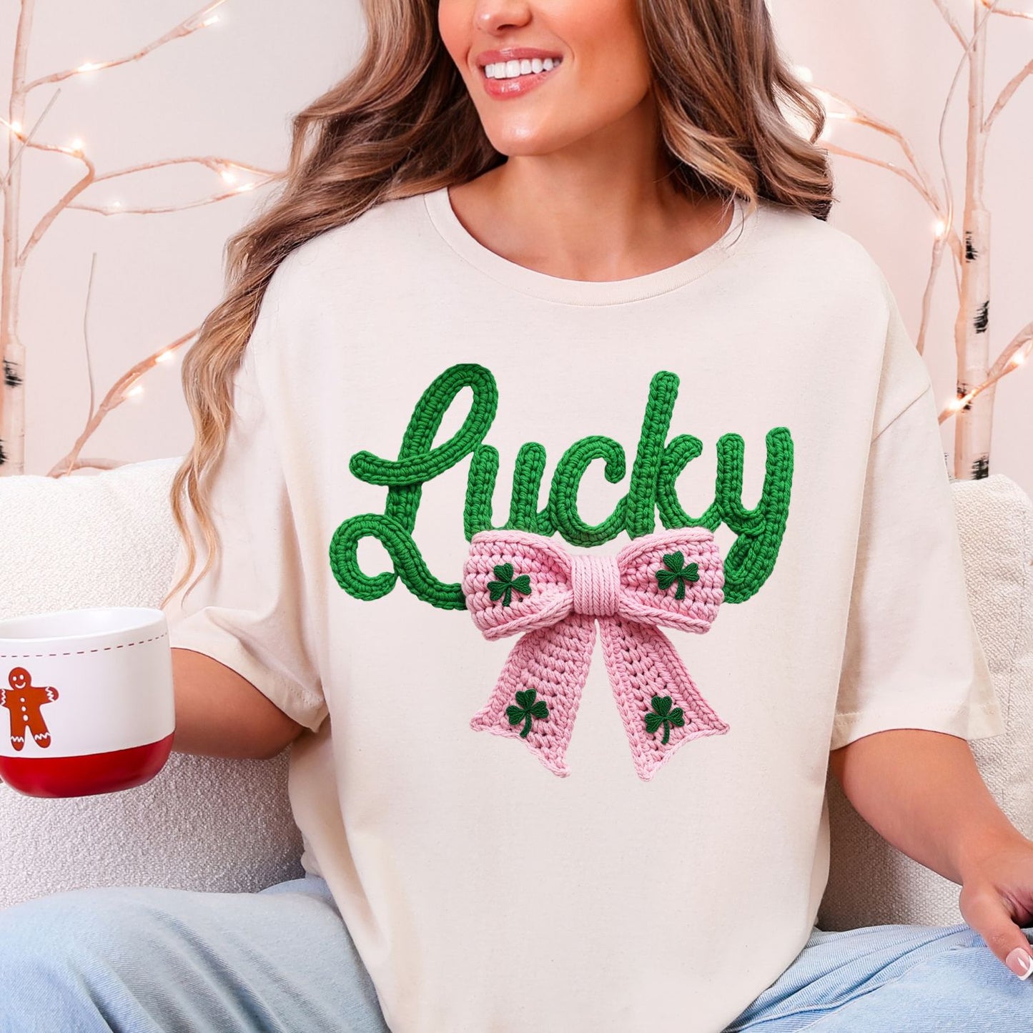 Crochet St. Patricks Day DTF Premade Gangsheet 8 Full Size Transfers