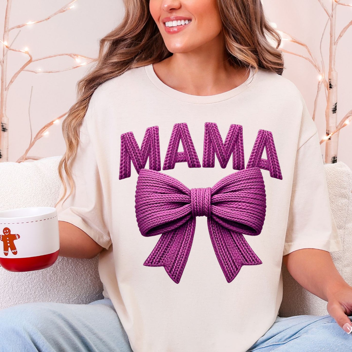 Faux Yarn Mama DTF Premade Gangsheet 10 Full Size Transfers