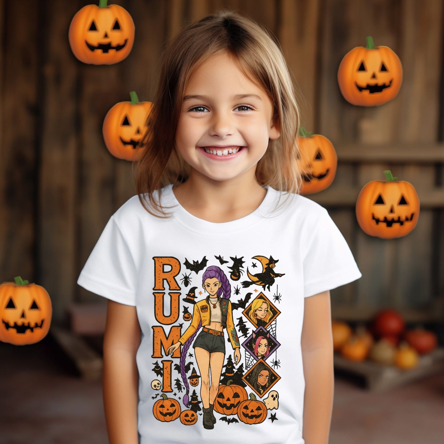 Huntrix Kpop Halloween Premade DTF Gang Sheet-12 Transfers