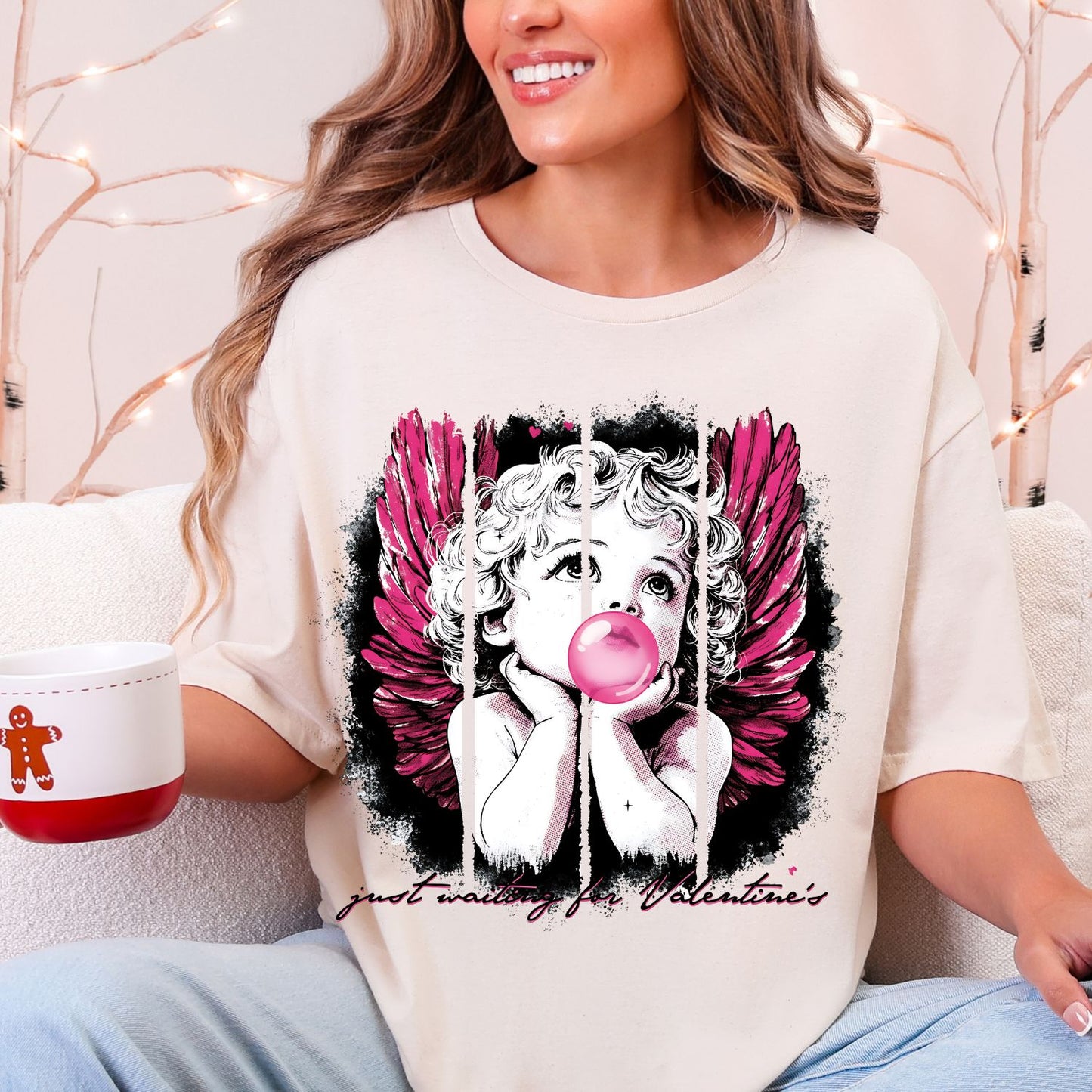 Valentine's Day Cupid DTF Premade Gangsheet 6 Full Size Transfers