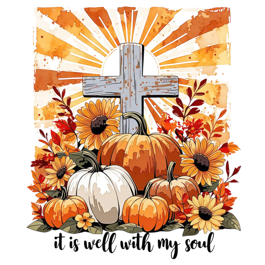 Cross Pumpkin Fall