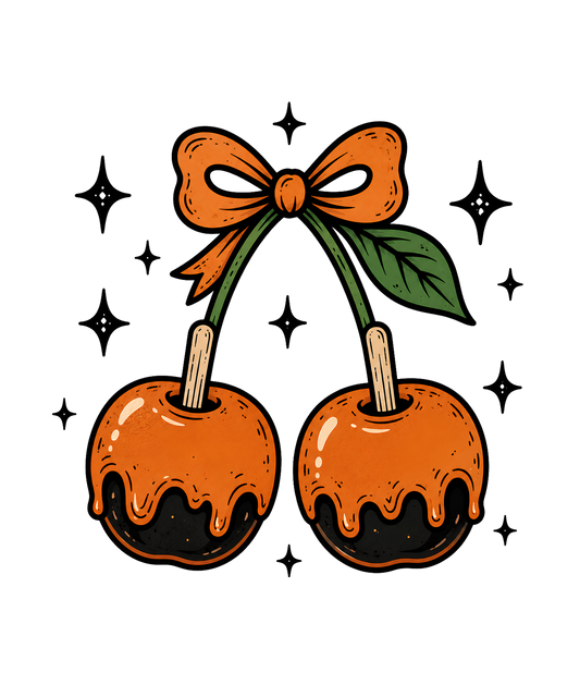Halloween Candied Apple Cherry