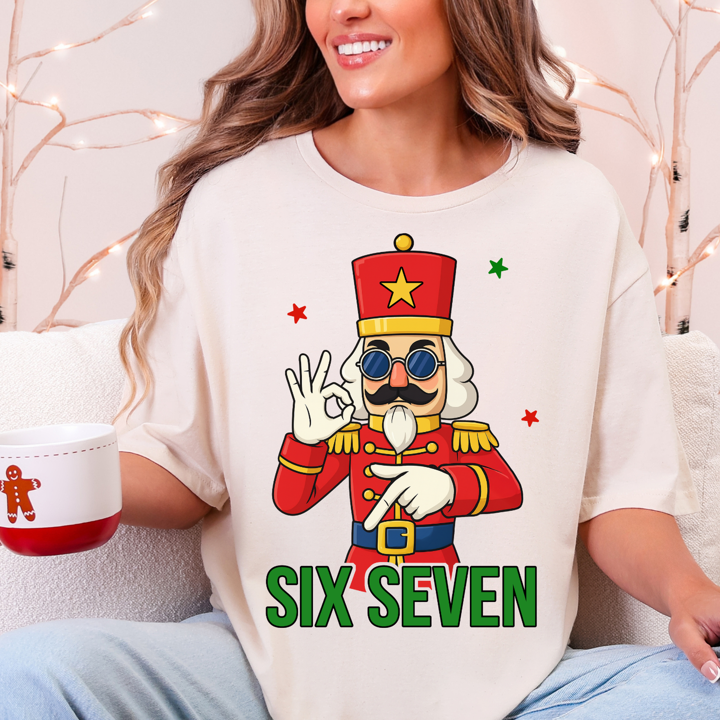 Six Seven Christmas Youth Premade Gangsheet 12 Transfers