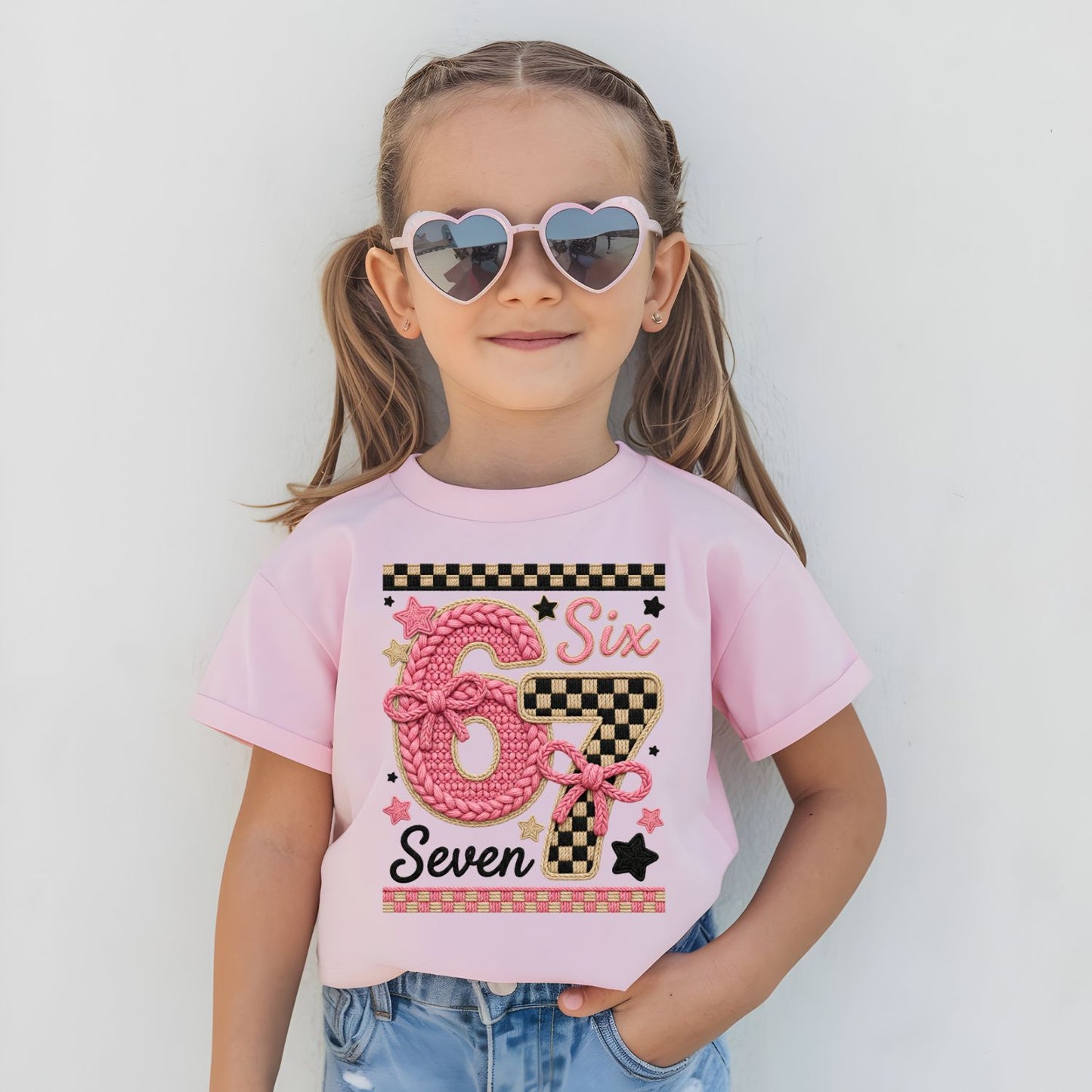 Six Seven Valentine's Youth Premade Gangsheet 10 Transfers