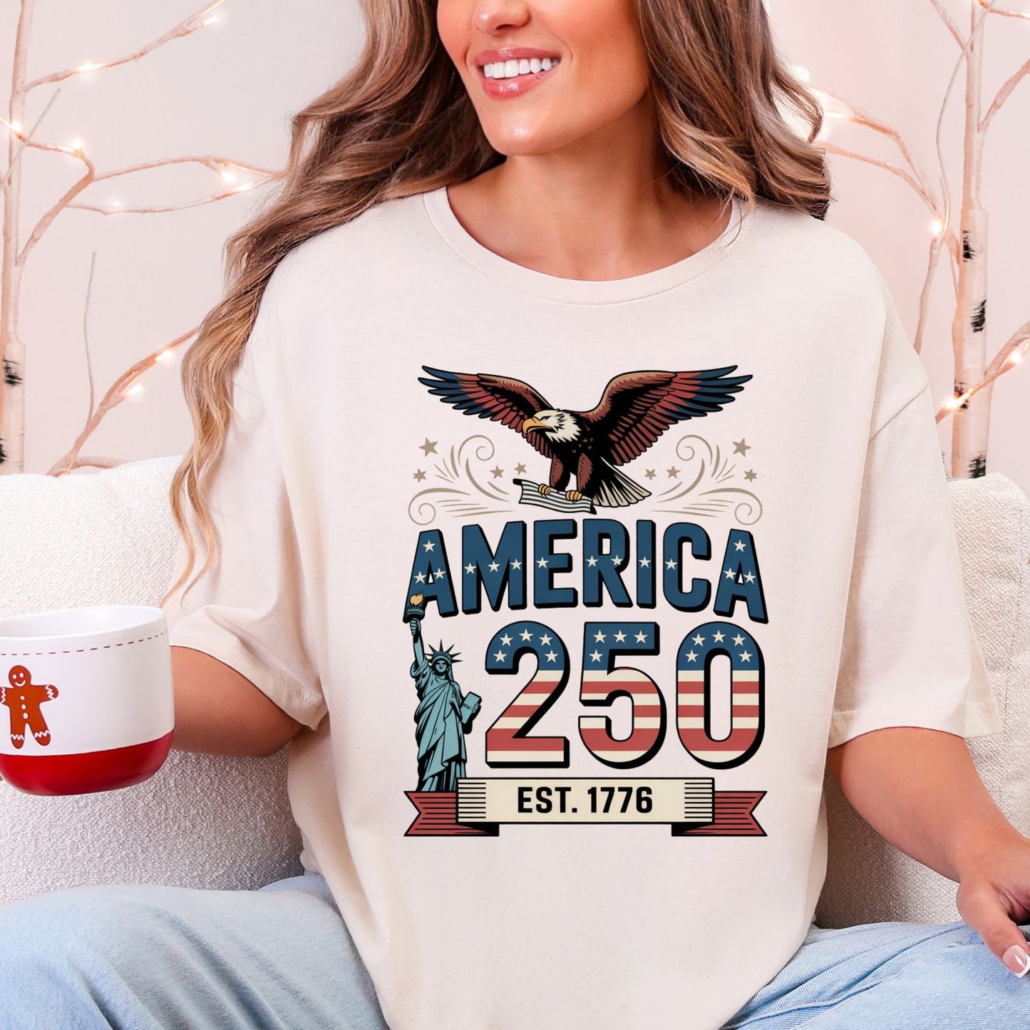 4th of July 250 Premade Gangsheet 12 Full Size Transfers