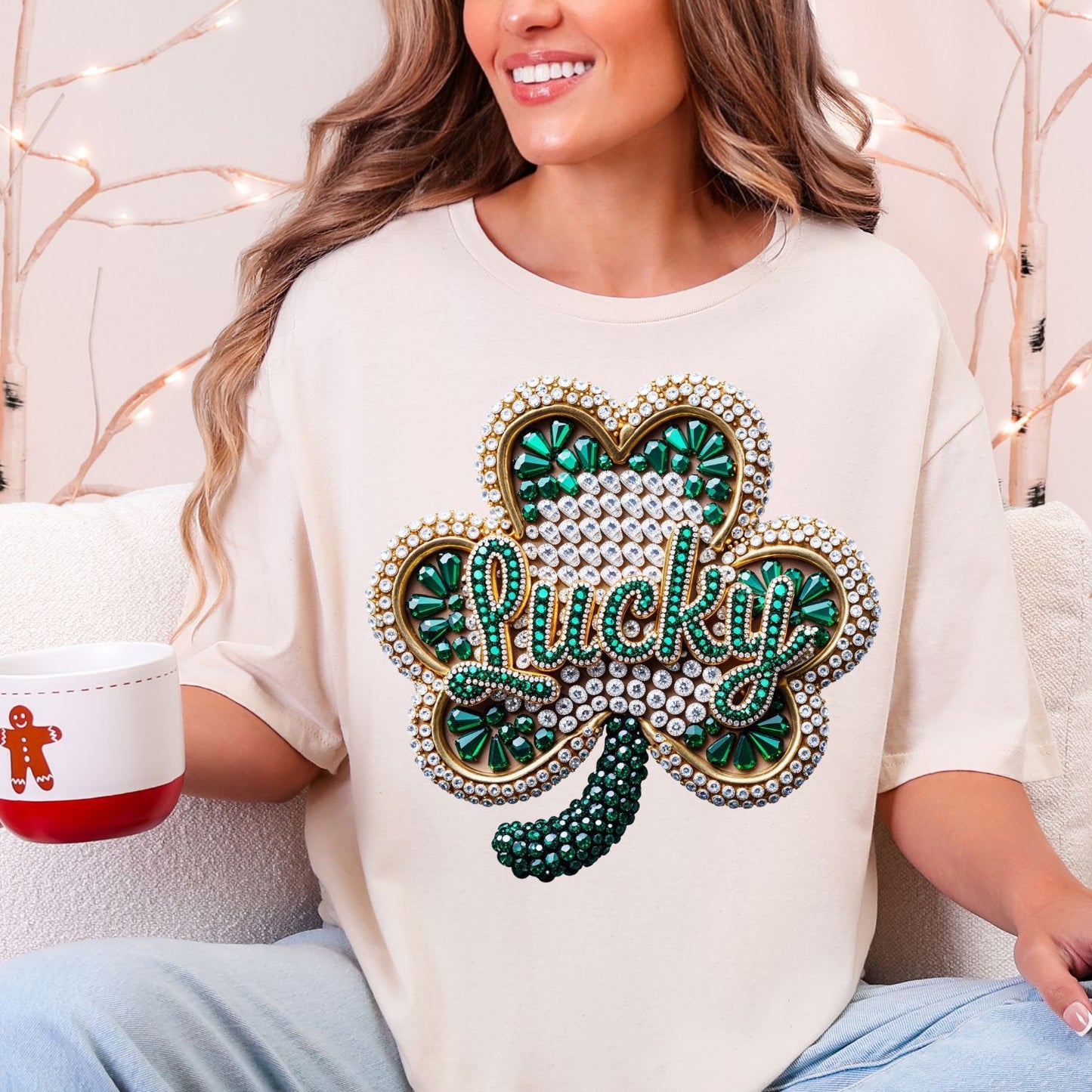 St Patrick's Rhinestone premade DTF gang sheet-6 adult prints