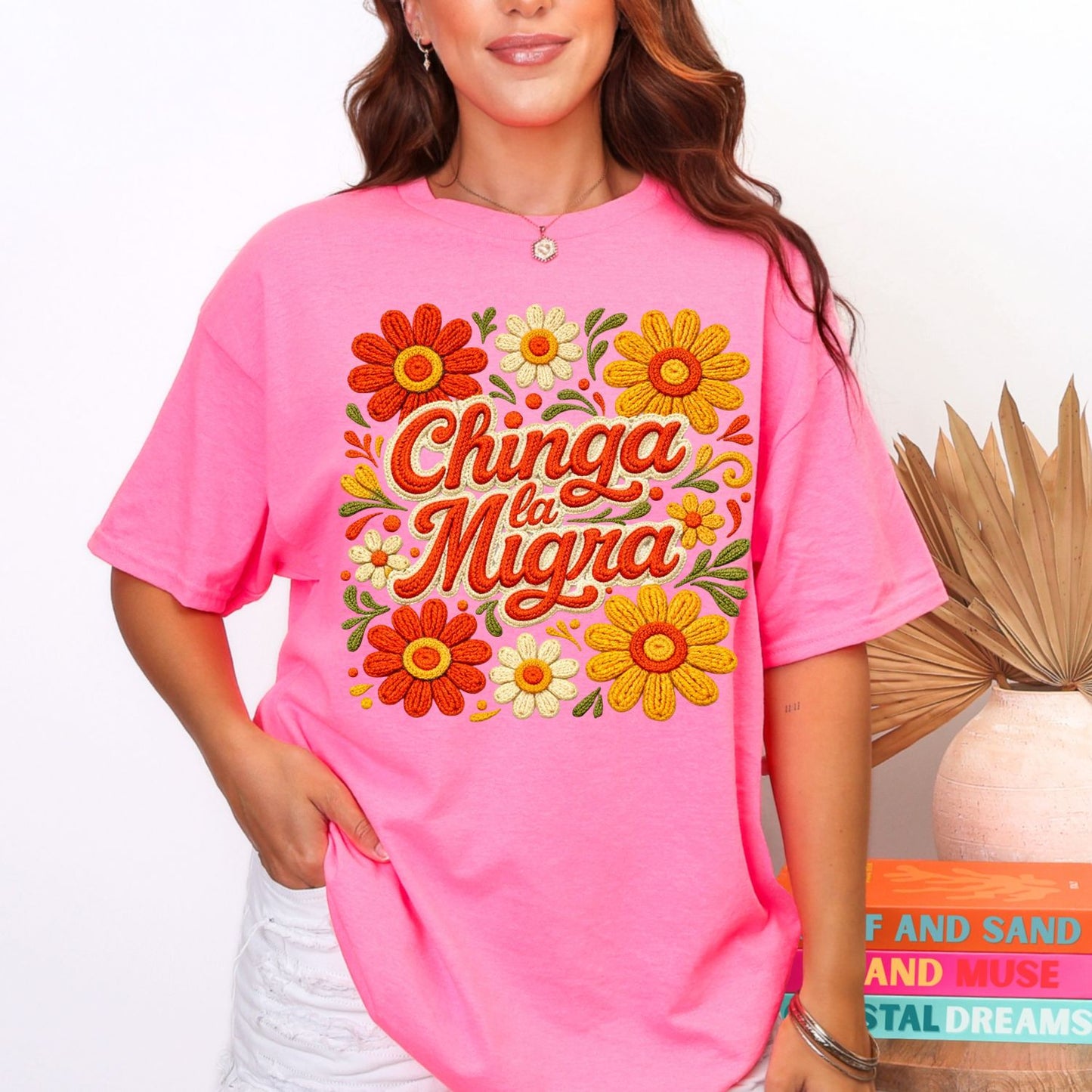 Big Fan Of Human Rights Faux Yarn Transfer