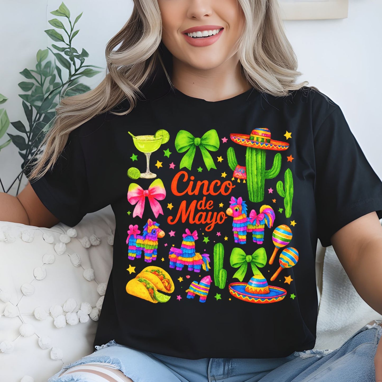 Cinco De Mayo Premade Gangsheet 12 Full Size Transfers