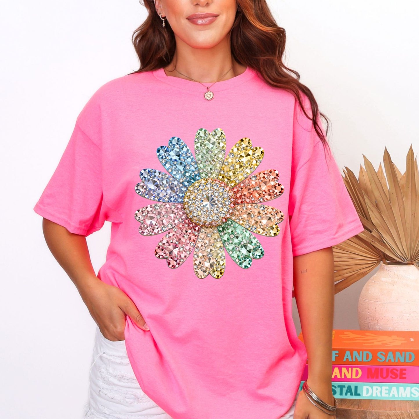 Summer Rhinestone DTF gangsheet, Rhinestone DTF Bundle, Beach heat transfers,