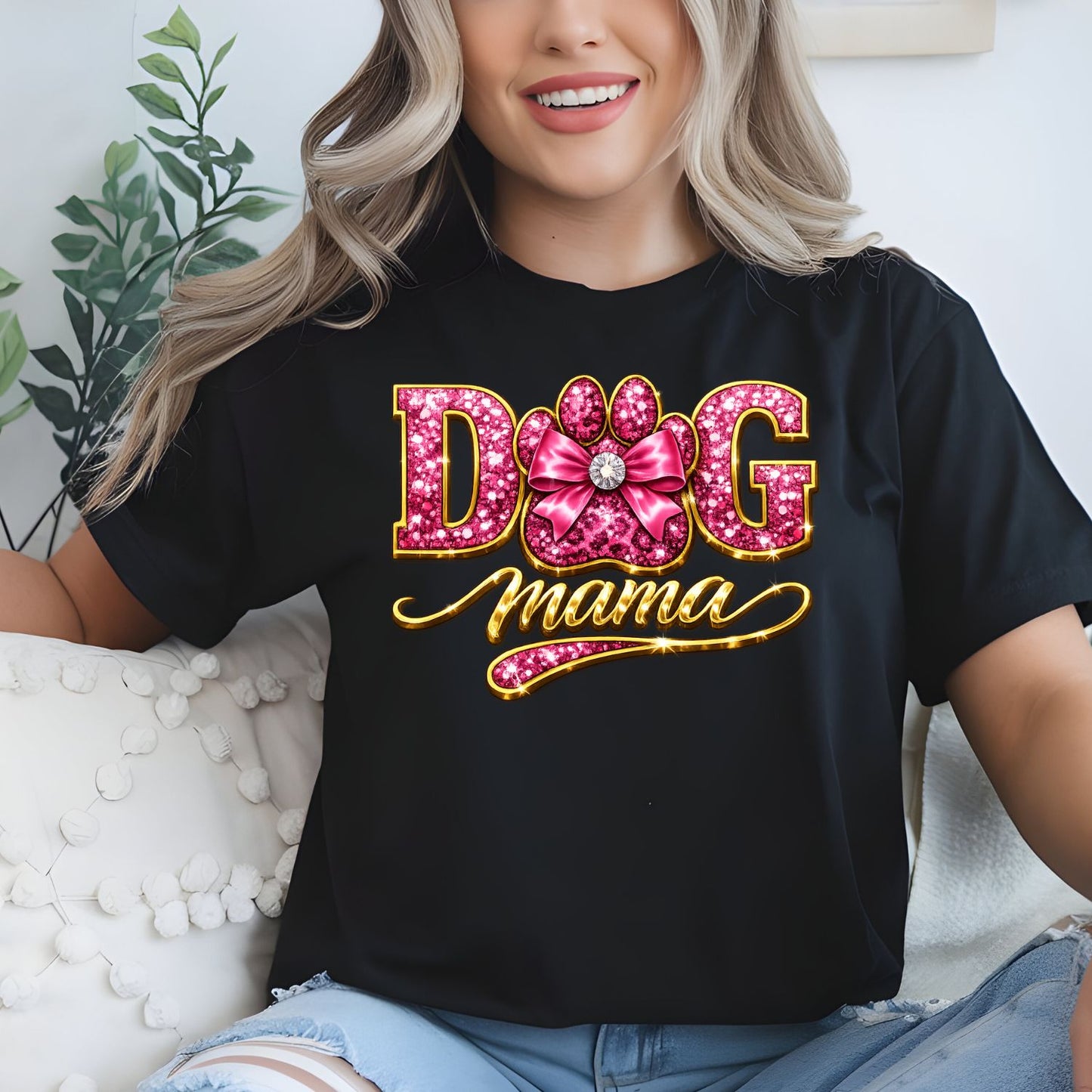 Dog Mama premade DTF gang sheet- 8 prints