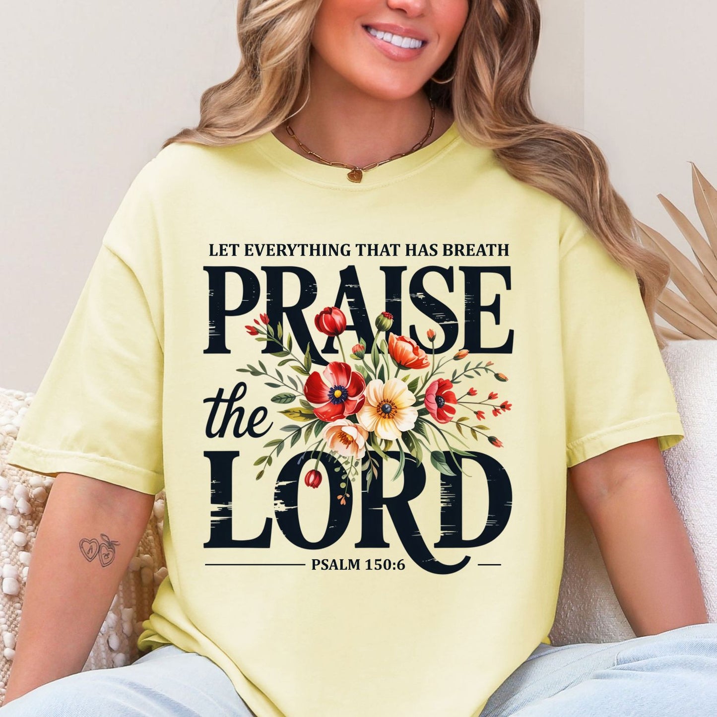 Christian Floral Faith premade DTF gang sheet-10 adult print
