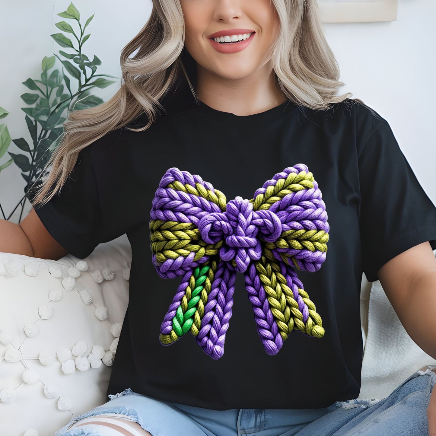 Crochet Mardi Gras Premade Gangsheet 10 Transfers