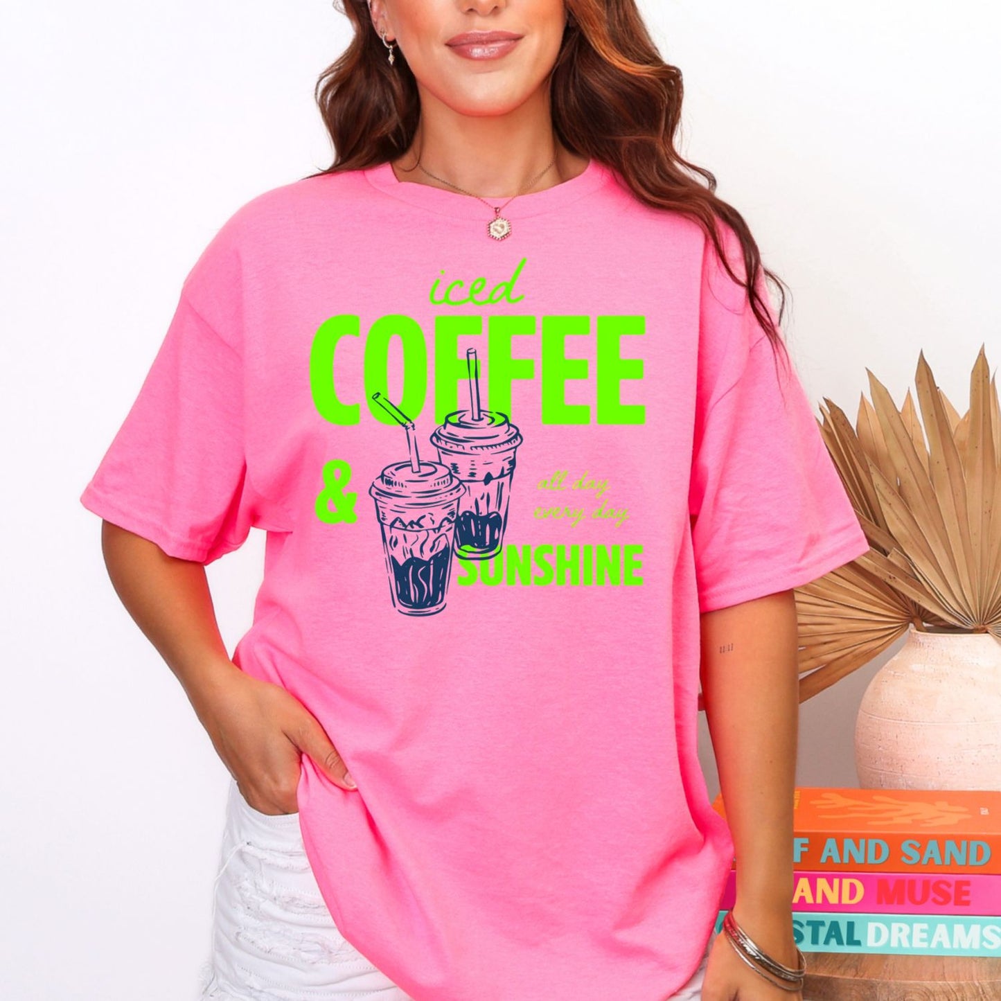 Iced Coffee Mini premade DTF gang sheet- 6 Prints