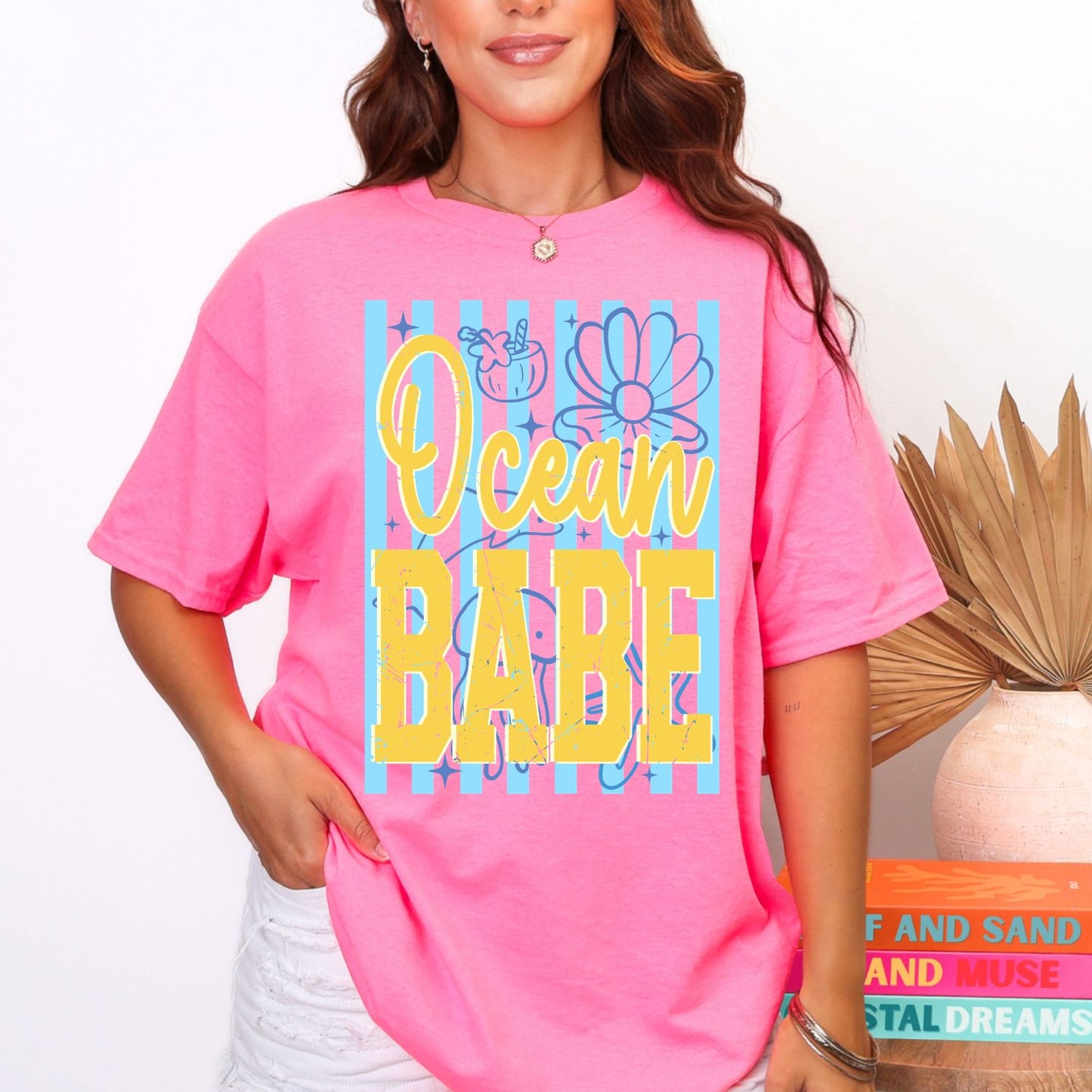 Summer Preppy Stripe premade DTF gang sheet- 10 prints
