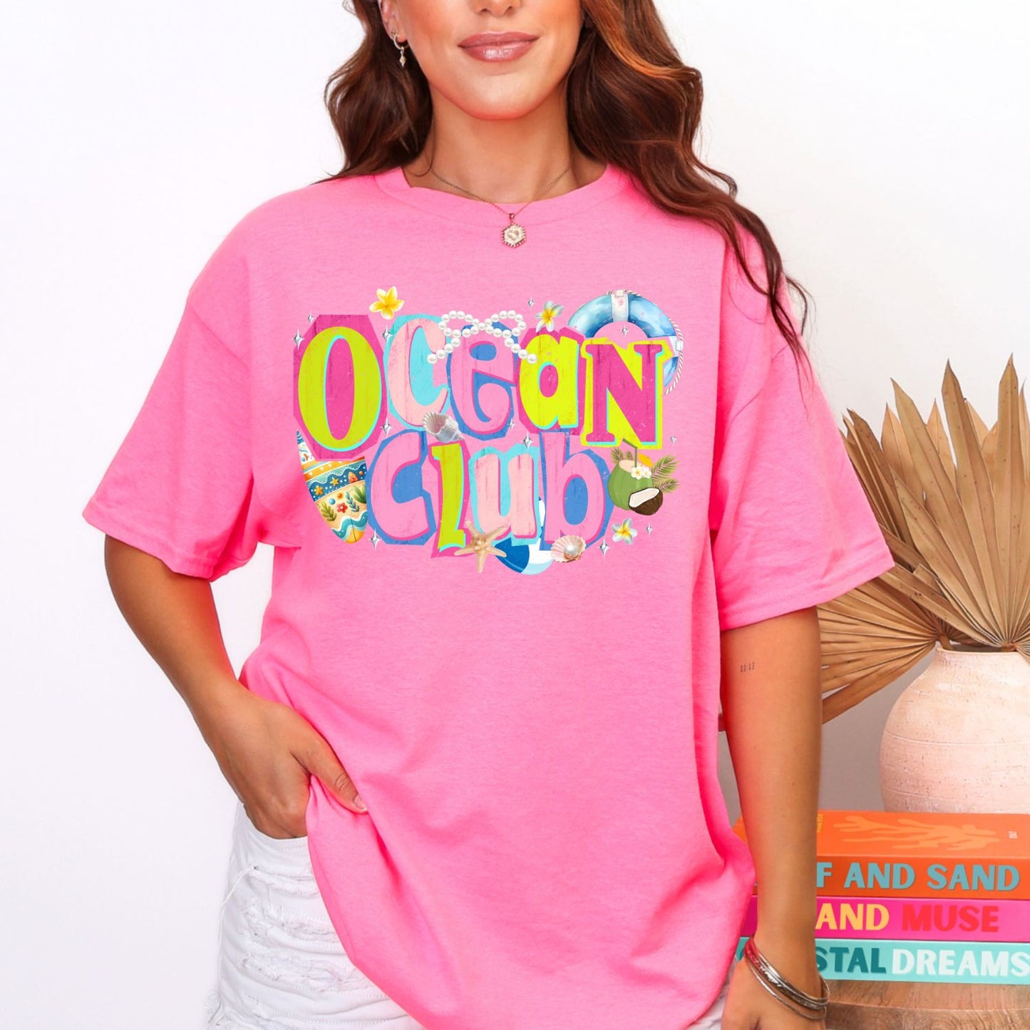 Preppy Coastal Summer premade DTF gang sheet- 10 prints