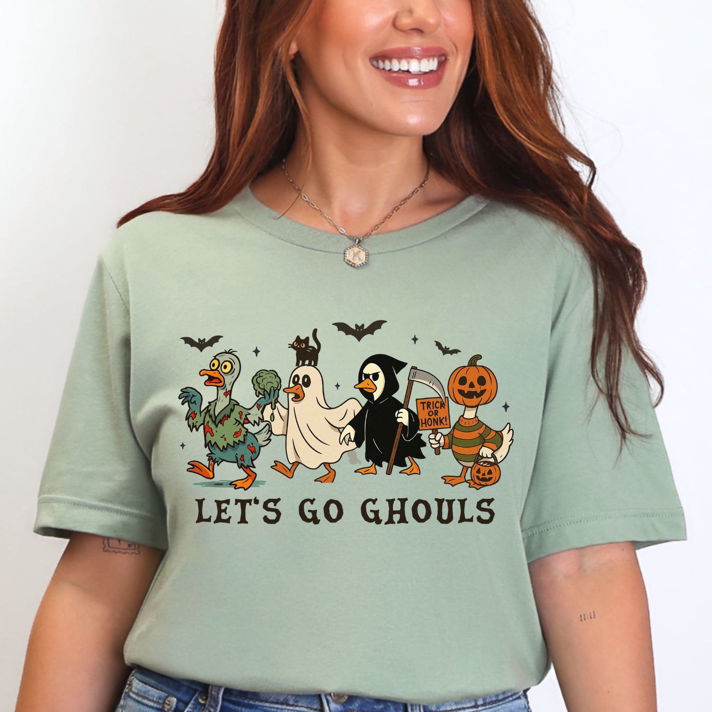 Halloween Spooky Goose premade DTF gang sheet, Halloween Prints, Halloween Transfers, Goose Halloween transfers, Spooky transfers