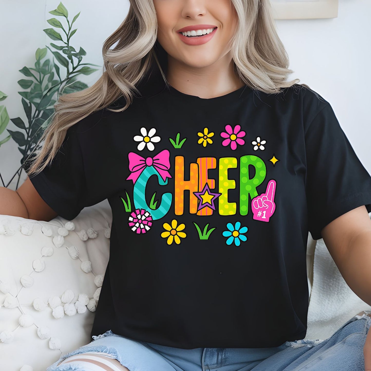 Cheer Premade Gangsheet 14 Full Size Transfers