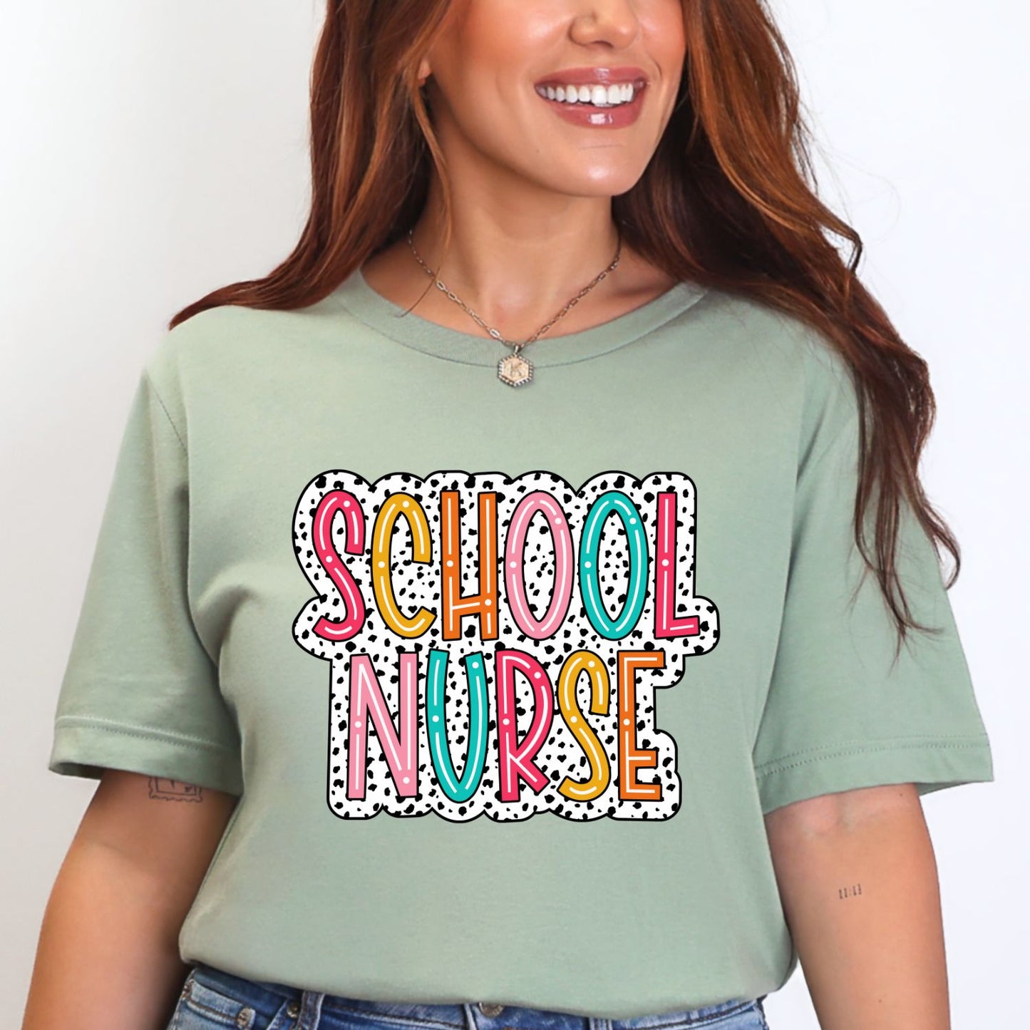 School Nurse DTF Transfers, Back To School, Gift for School Nurse, School Nurse Shirt Iron On, School Nurse Sublimation, Appreciation Gift