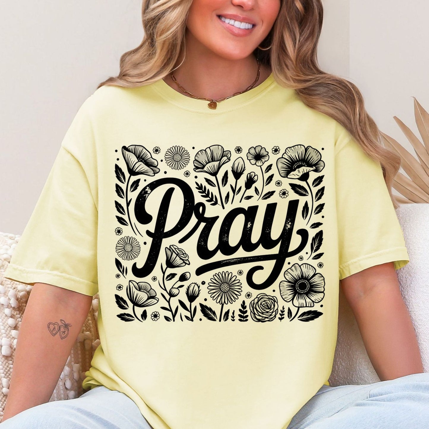 Christian Floral Faith premade DTF gang sheet-10 adult print
