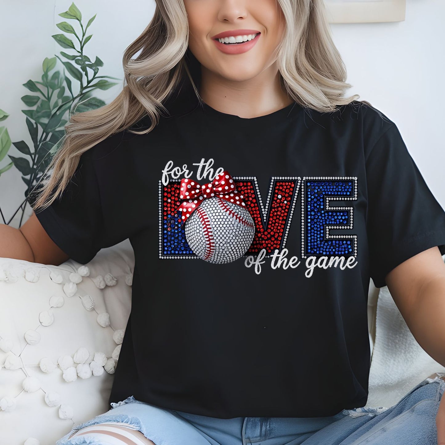 Rhinestone Baseball Mini DTF gangsheet,