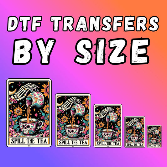 DTF Transfers By Size