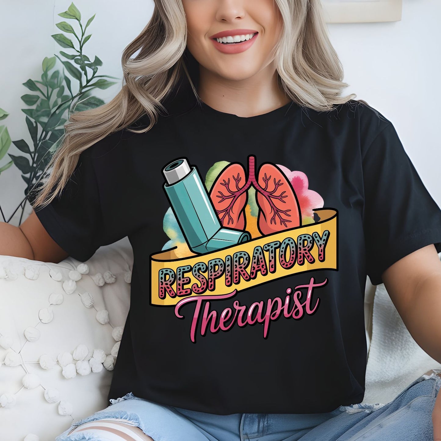 Respiratory Therapy DTF Transfers,Respiratory Therapist Prints,