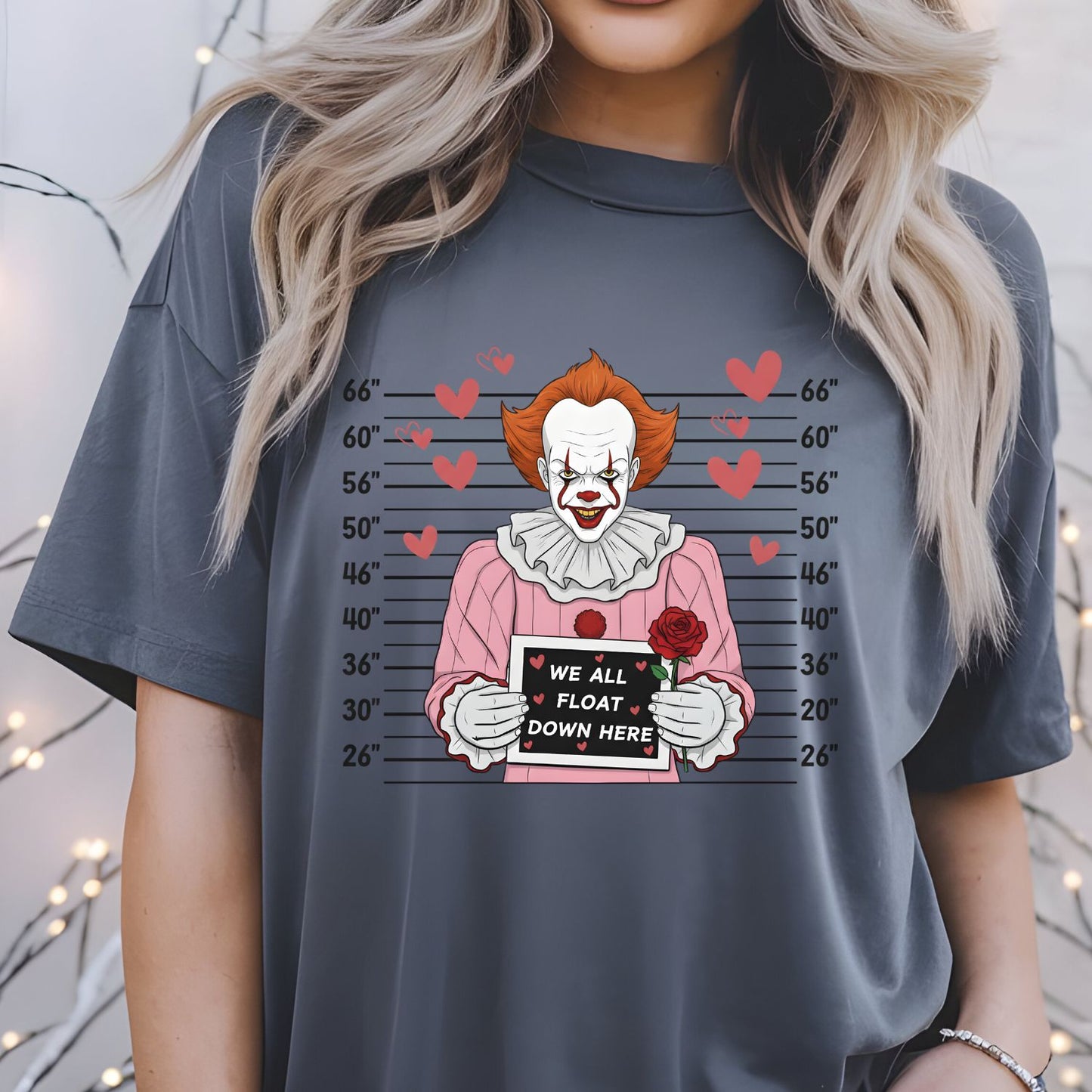 Valentine Horror Characters Valentine's Day DTF Premade Gangsheet 6 Full Size Transfers