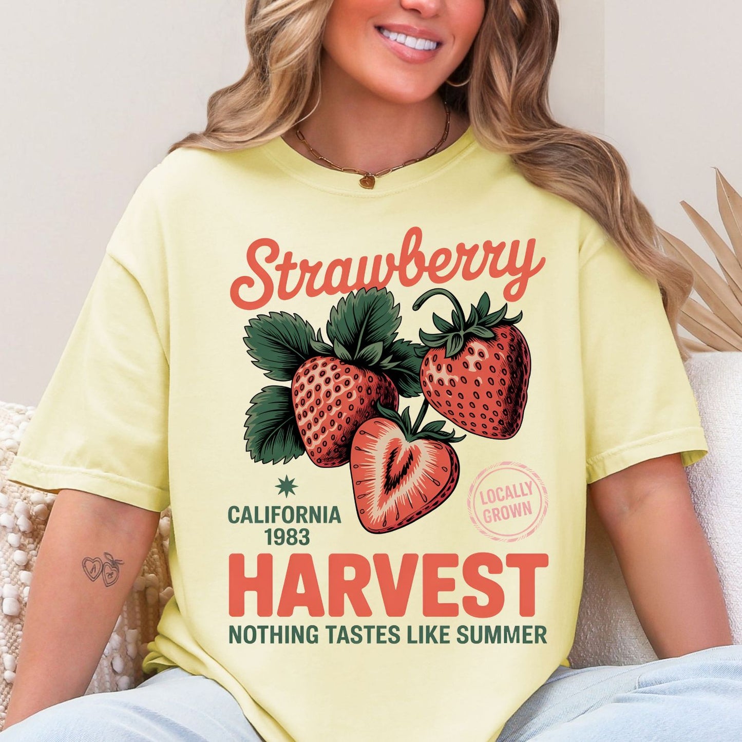 Retro Summer Fruit premade DTF gang sheet- 8 prints,
