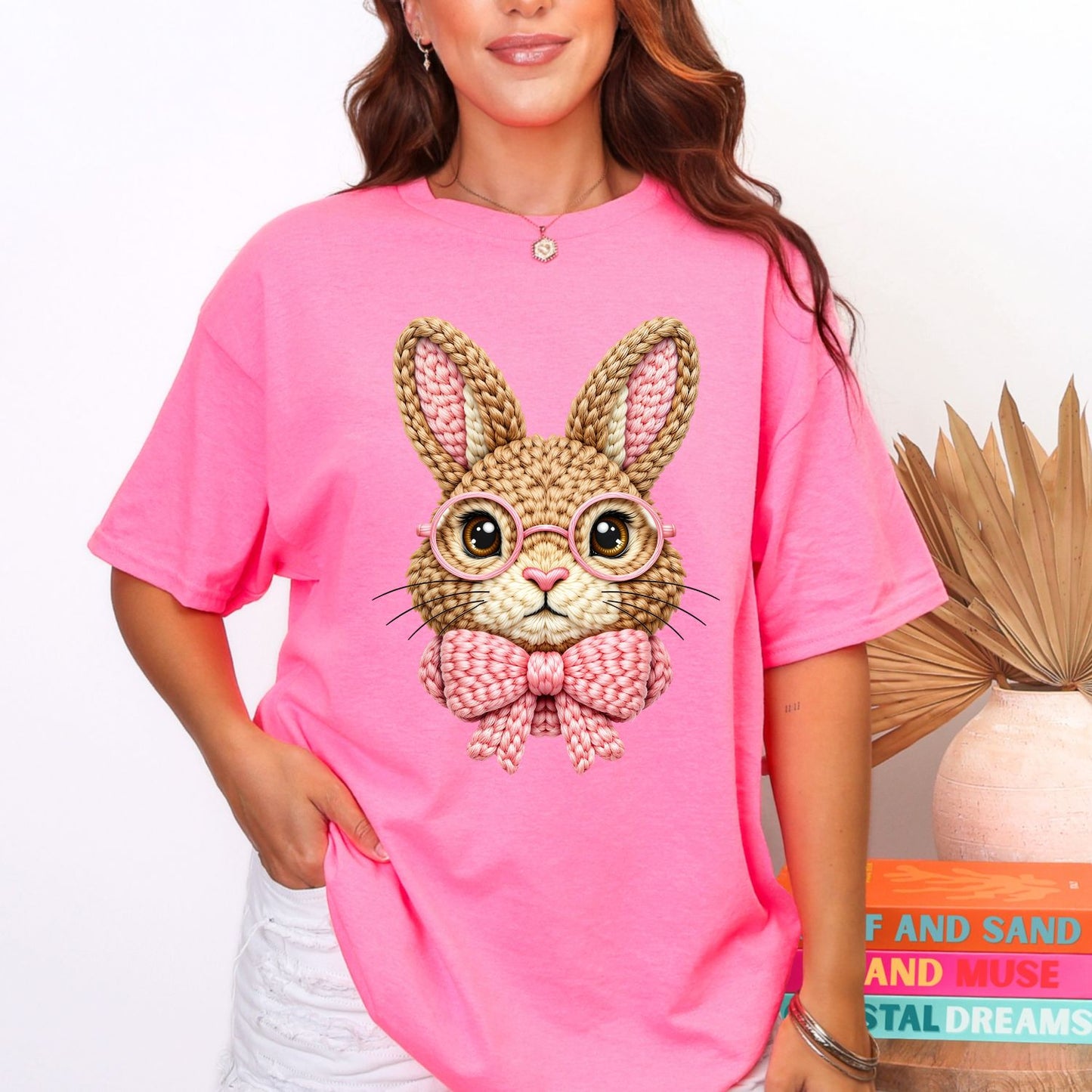 Yarn Easter bunny Premade Gangsheet 15 Full Size Transfers