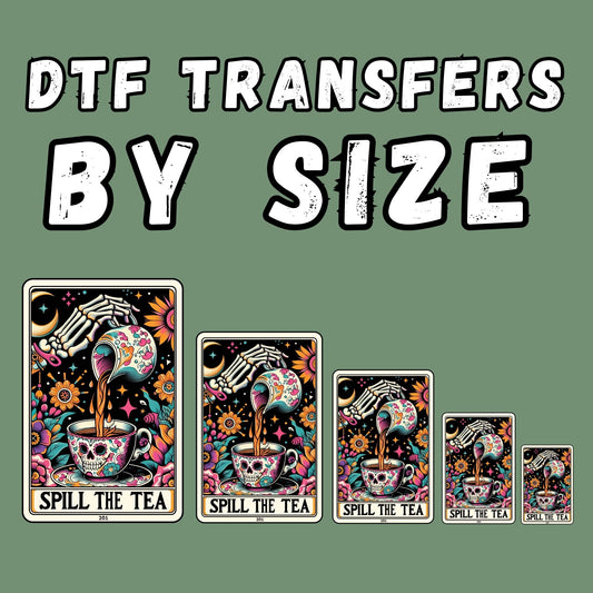 DTF Transfers By Size