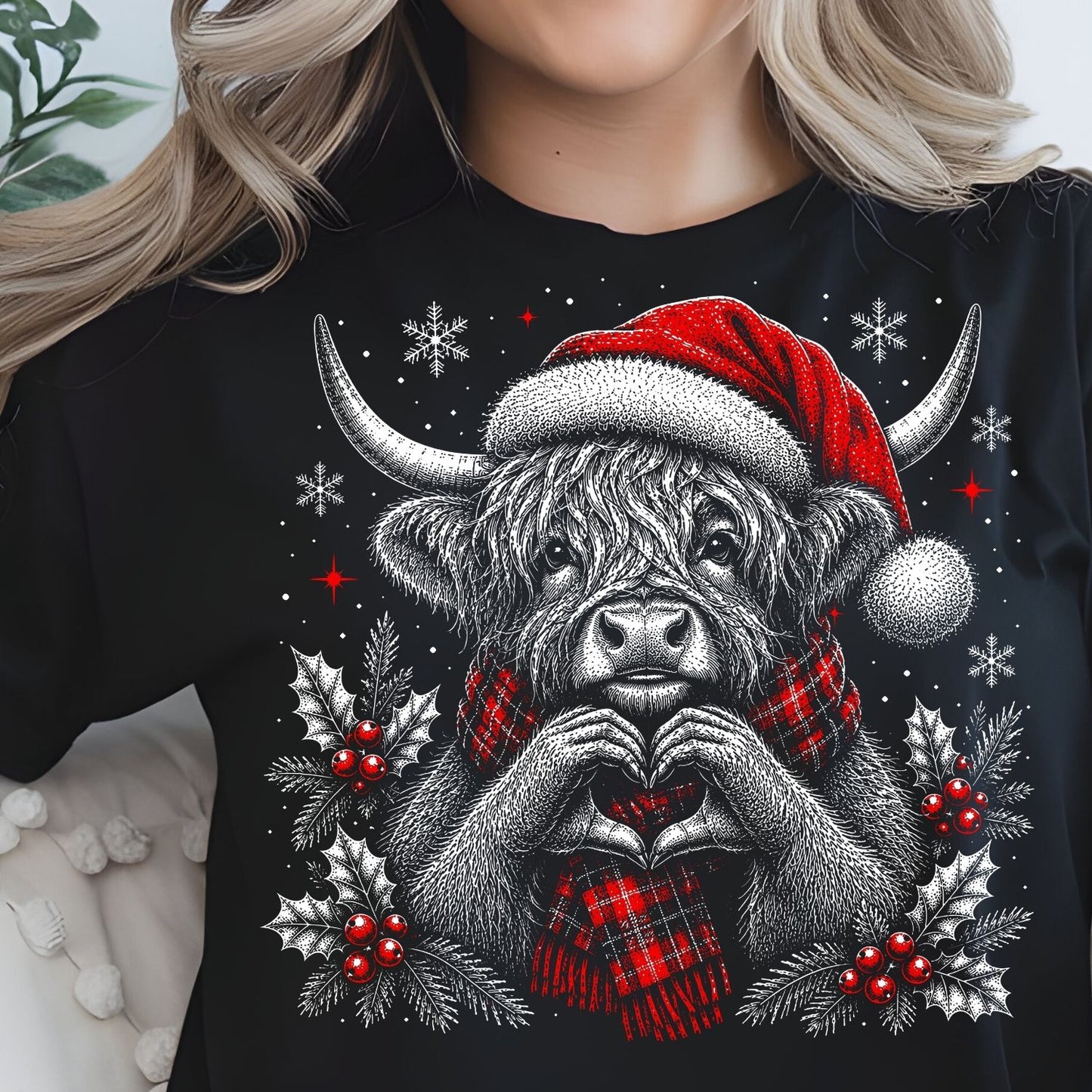 Retro Christmas Halftone premade DTF Gangsheet