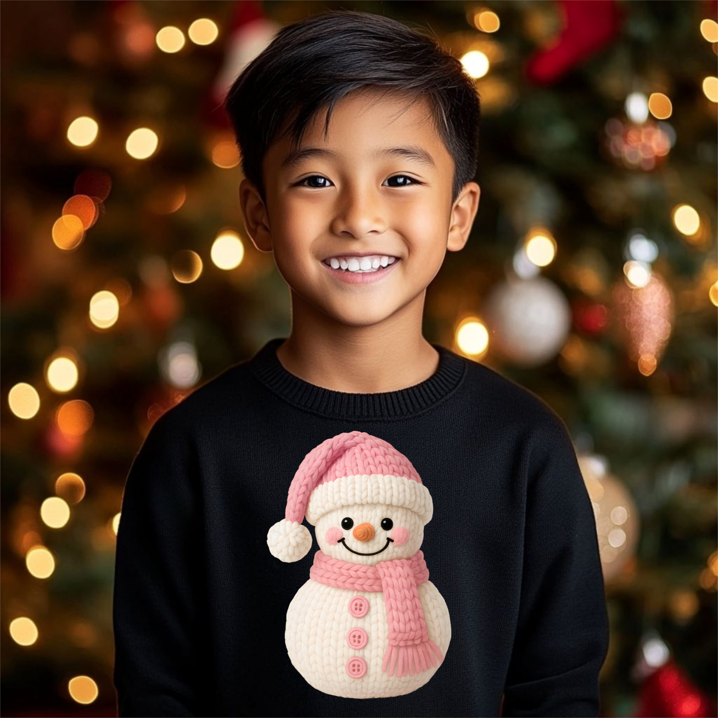 Faux Yarn Christmas Youth Premade Gangsheet 15 Transfers