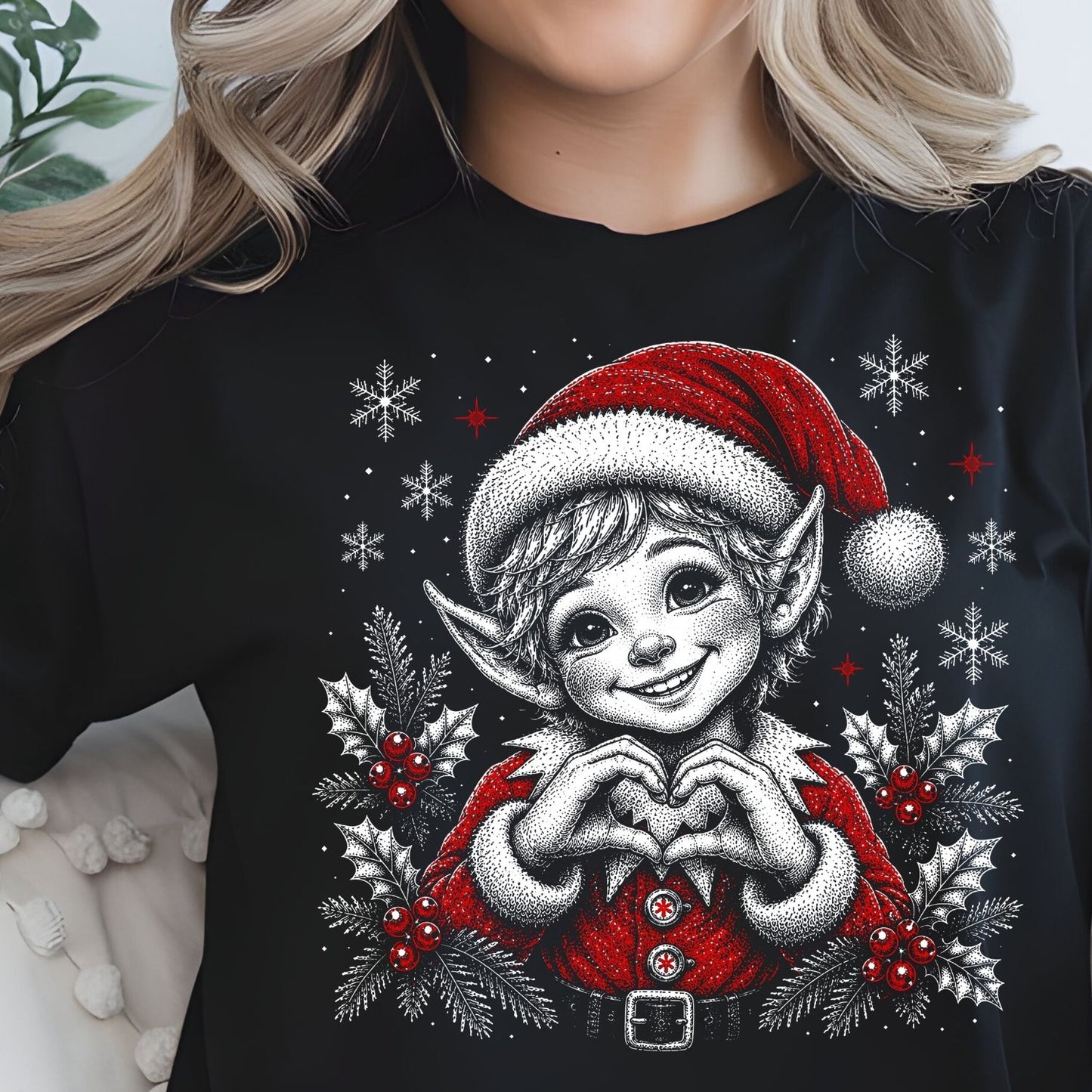 Retro Christmas Halftone premade DTF Gangsheet