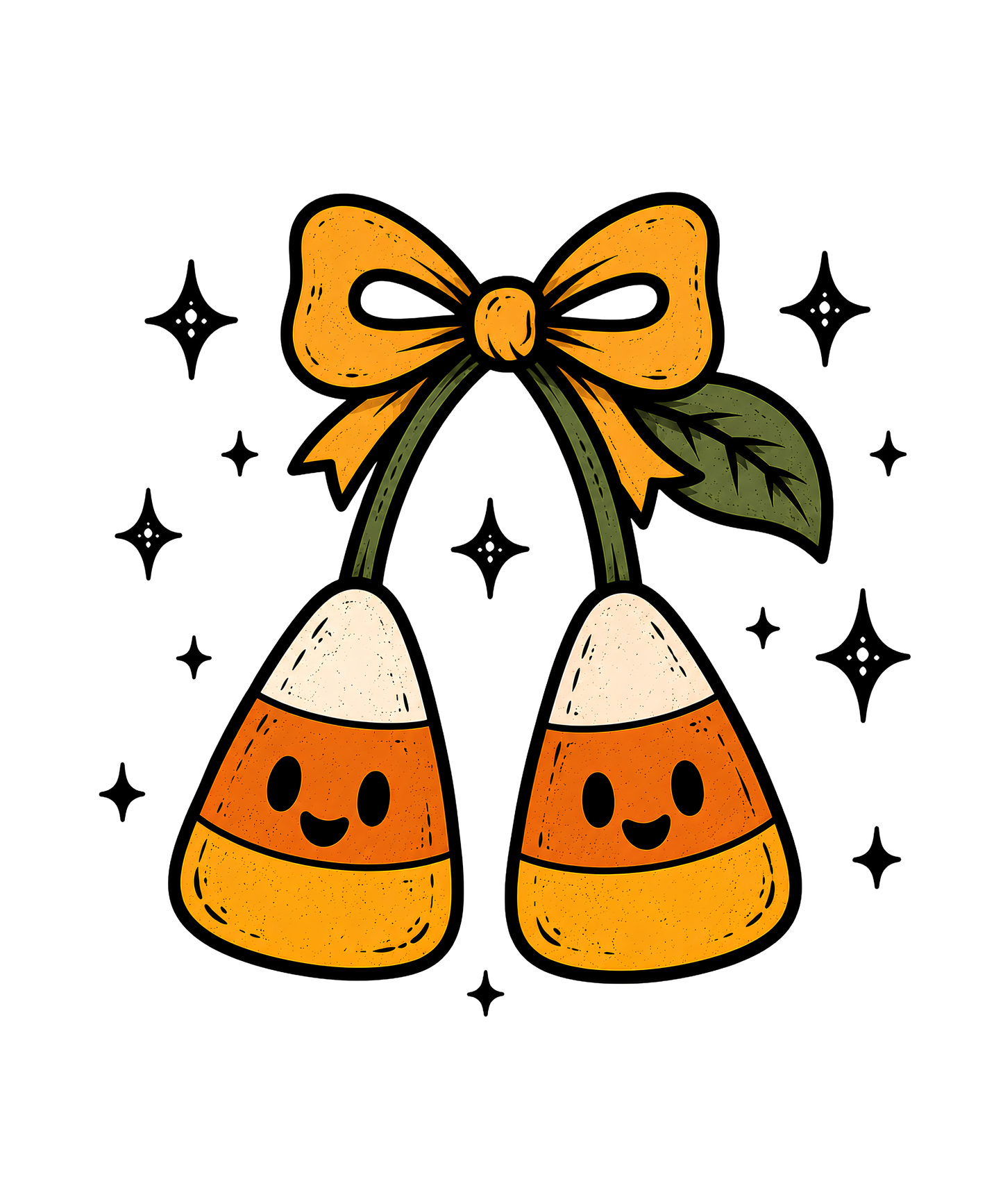 Halloween Candy Corn Cherry