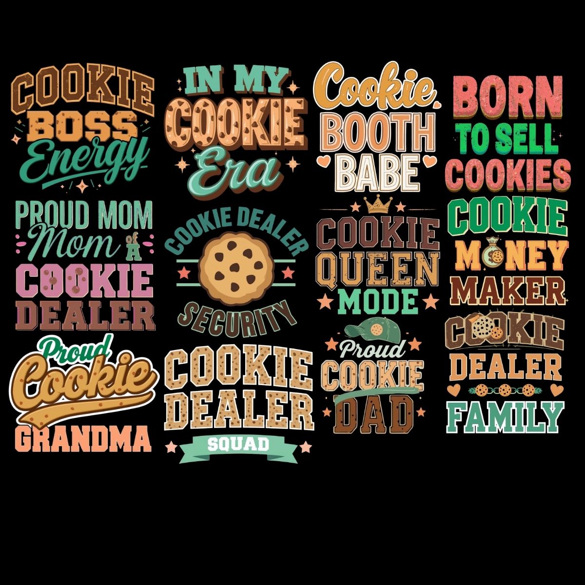 Cookie Dealer DTF gangsheet
