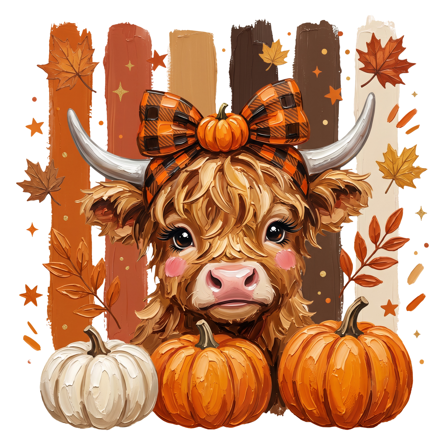 Fall Highland Cow Western