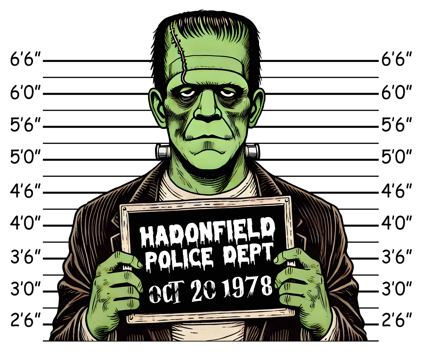 Frankenstein monster Mugshot