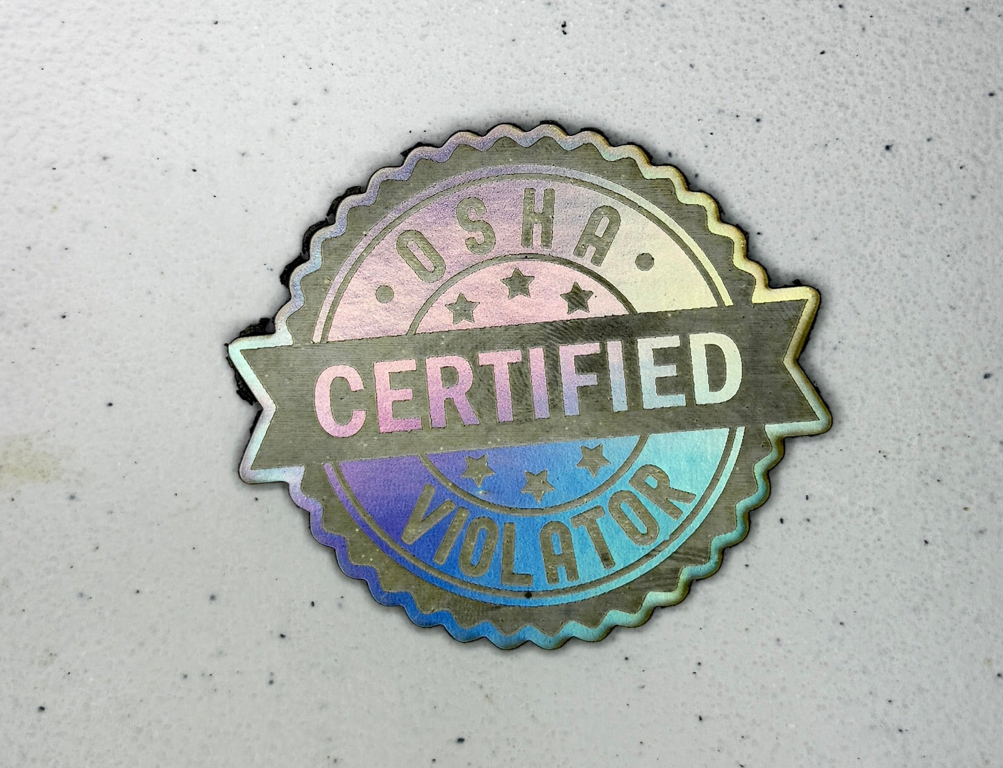 Certified OSHA Violator