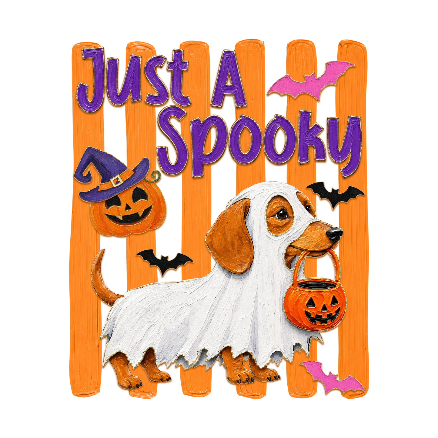 Preppy Just a Spooky Dachshund