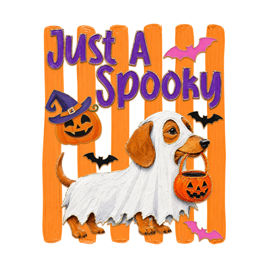 Preppy Just a Spooky Dachshund
