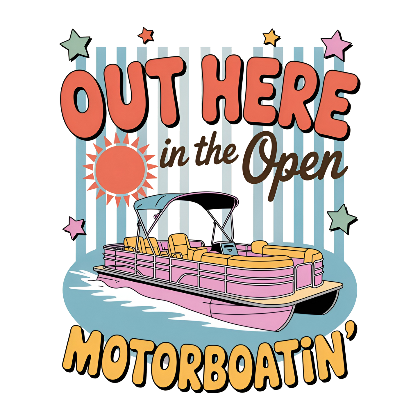 Lake Pontoon Boat Summer