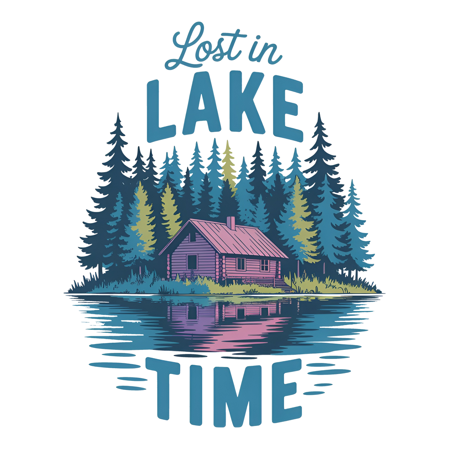 Lake Scene Summer