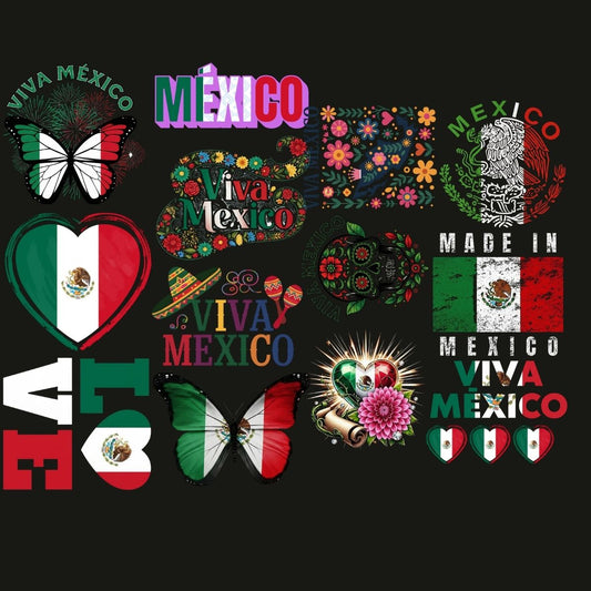 Mexico Premade DTF Gangsheet