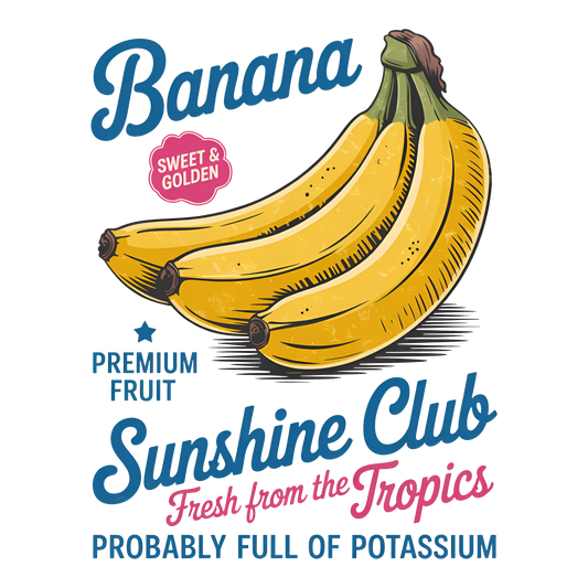 Retro Banana Sunshine Club