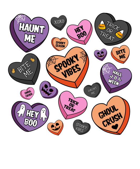 Halloween Candy Hearts
